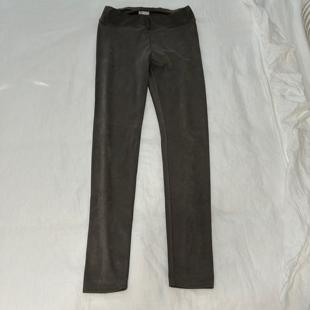 Suede leggings